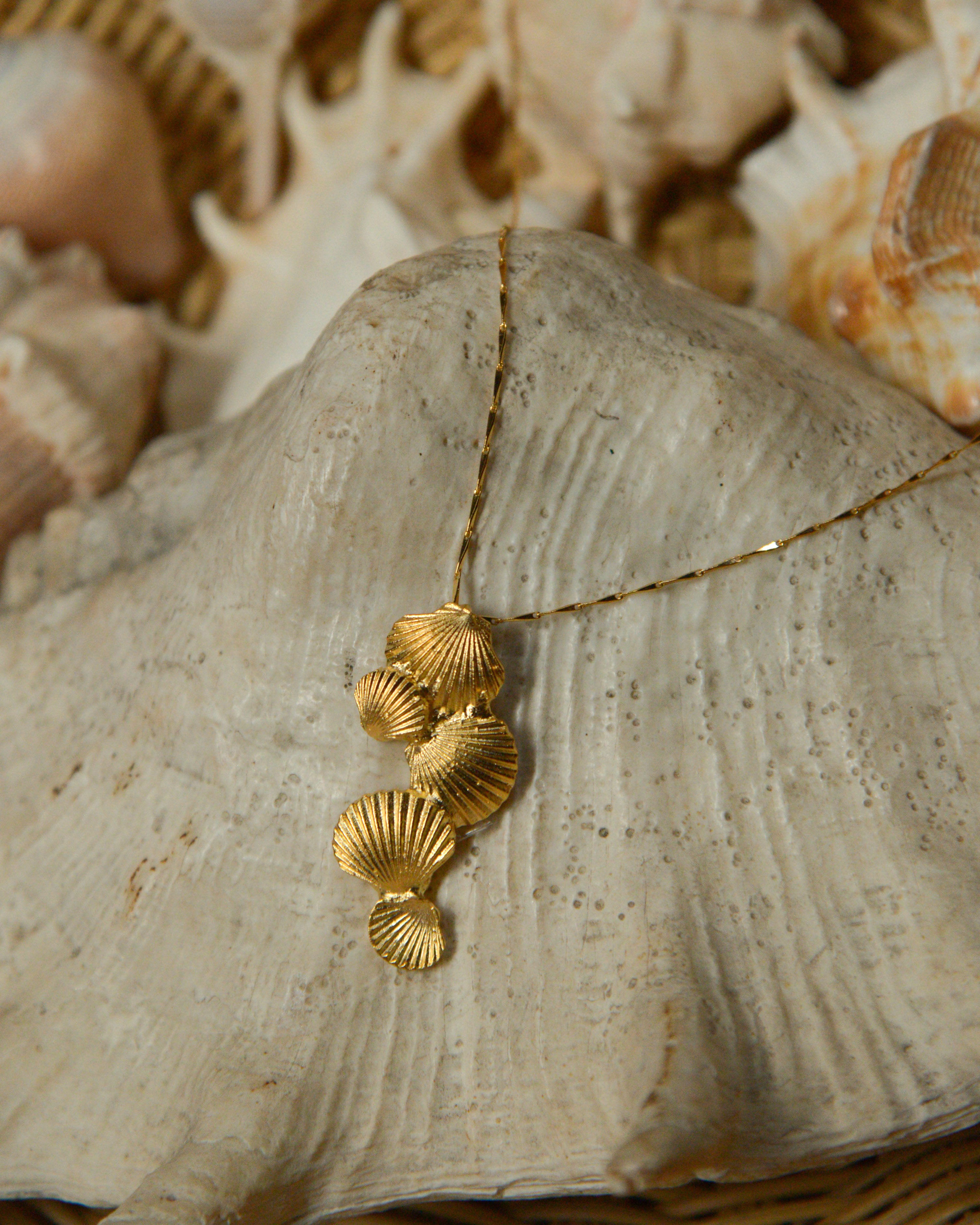 Shell Cluster Pendant