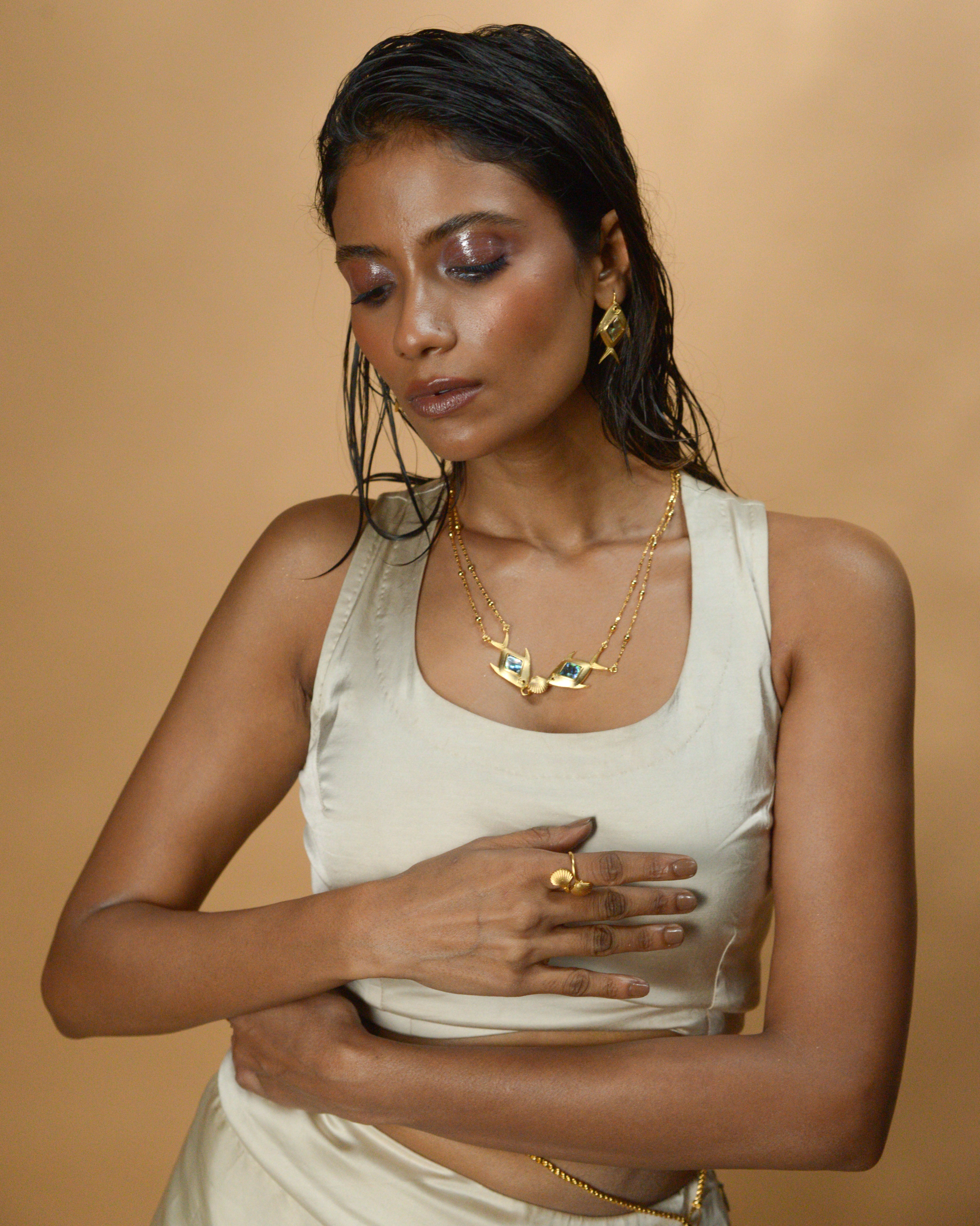 Double Fish Necklace