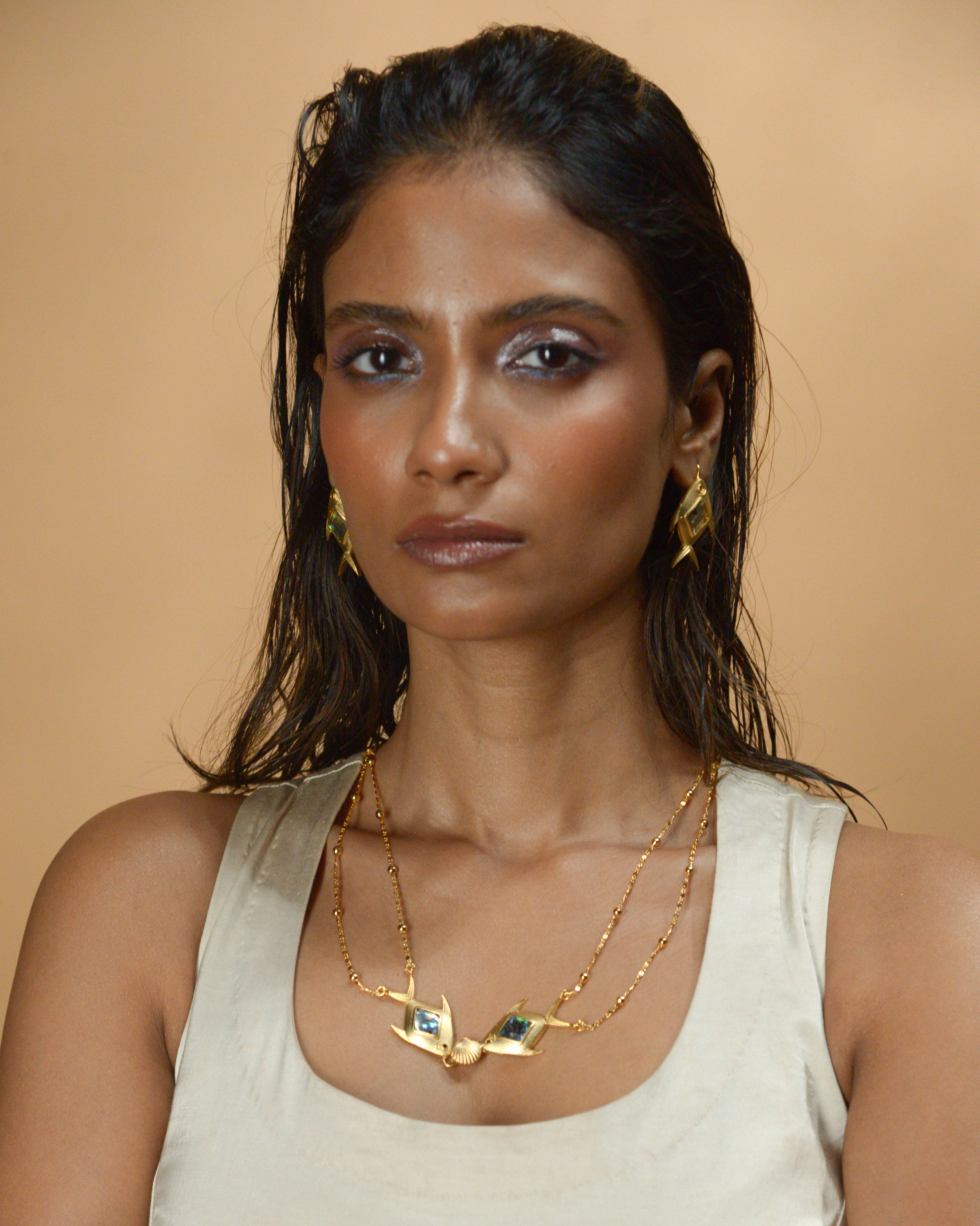 Double Fish Necklace
