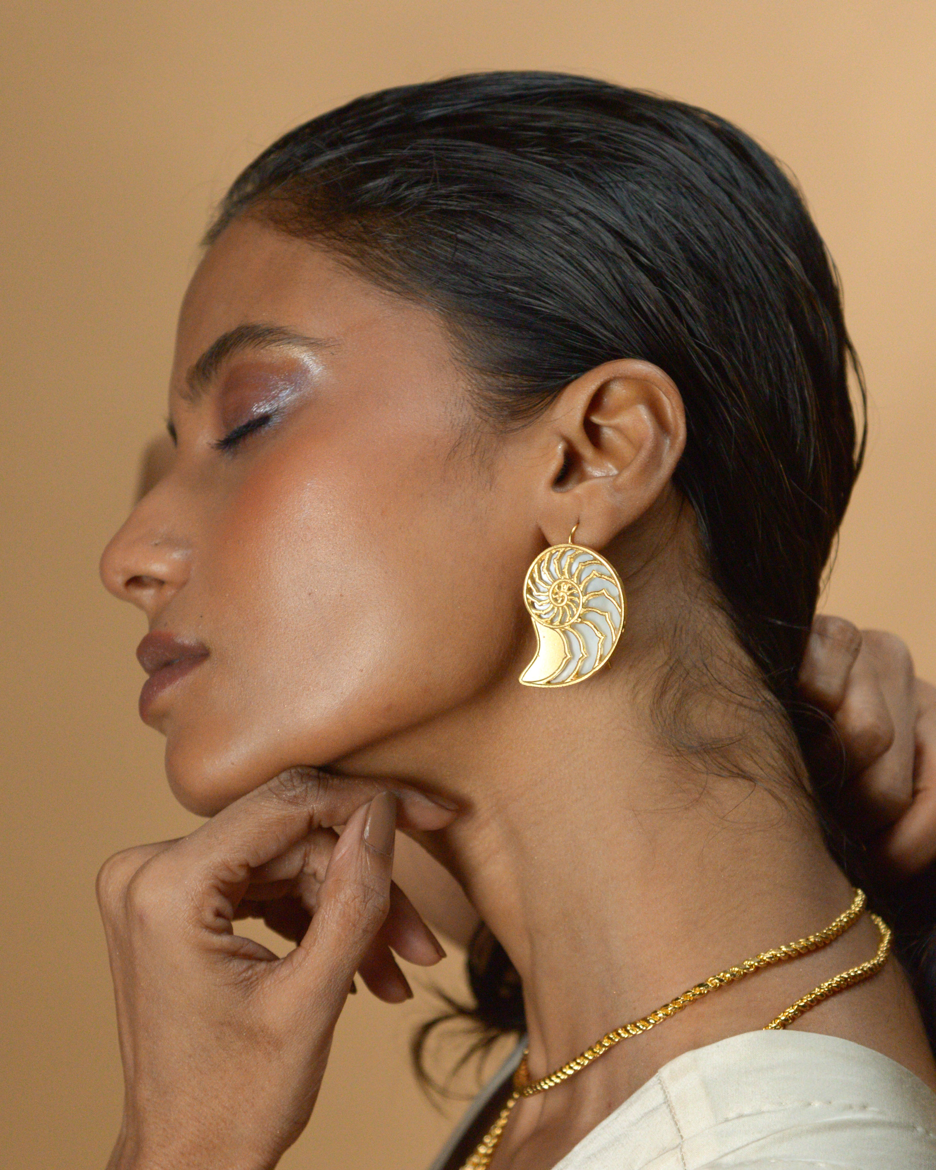 Shell Hook Earrings